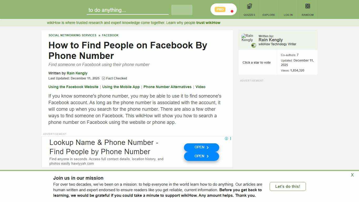 How to Search a Phone Number on Facebook: Desktop & Mobile